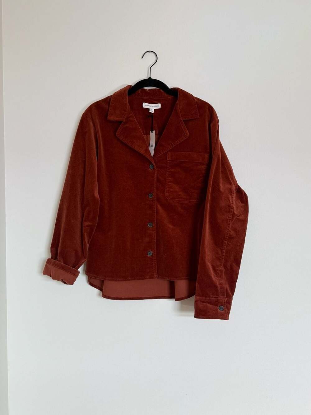 Banana Republic Corduroy Shirt-Jacket, Size L nwt
